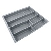Лоток для кухонных принадлежностей в ящик полного выдвижения 600 мм, серый, 32/76.NN60GR – покупайте в интернет-магазине furnitarium.ru