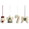 Набор елочных украшений из фетра Felts mood из коллекции New Year Essential – покупайте в интернет-магазине furnitarium.ru