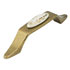 Ручка-скоба 96мм бронза состаренная/керамика золотые узоры, UP183AB/MLK – покупайте в интернет-магазине furnitarium.ru