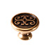 Ручка-кнопка, отделка бронза "Валенсия", MM24134 00 05 – покупайте в интернет-магазине furnitarium.ru