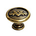 Ручка-кнопка, отделка бронза "Валенсия", MM241773 00 05 – покупайте в интернет-магазине furnitarium.ru