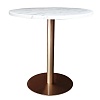 Стол обеденный Trond, ?60 см, мрамор/золотой – покупайте в интернет-магазине furnitarium.ru