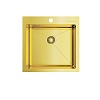 Мойка Akisame 51-LG  нержавеющая сталь/ светлое золото , 4973439 – покупайте в интернет-магазине furnitarium.ru