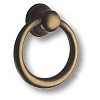 Ручка кольцо классика, старая бронза, BR15.267.02.04 – покупайте в интернет-магазине furnitarium.ru
