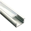 Алюминиевый профиль INSIDE врезной 18х11мм L=2000 мм д/ленты LED, белый матовый, PROFIL-INLED-OP-2M – покупайте в интернет-магазине furnitarium.ru