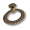 Ручка кольцо классика, античная бронза, BR15.259.01.12 – покупайте в интернет-магазине furnitarium.ru
