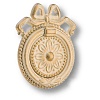 Ручка кольцо классика, слоновая кость с позолотой BR15.260.00.20 – покупайте в интернет-магазине furnitarium.ru