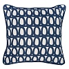 Чехол на подушку с принтом Twirl темно-синего цвета из коллекции Cuts&Pieces, 45х45 см – покупайте в интернет-магазине furnitarium.ru