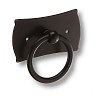 Ручка кольцо на подложке, черный, BRJuliet 3-14 – покупайте в интернет-магазине furnitarium.ru