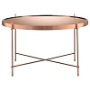Стол Josen, ?64,4 см, розовый/медный – покупайте в интернет-магазине furnitarium.ru